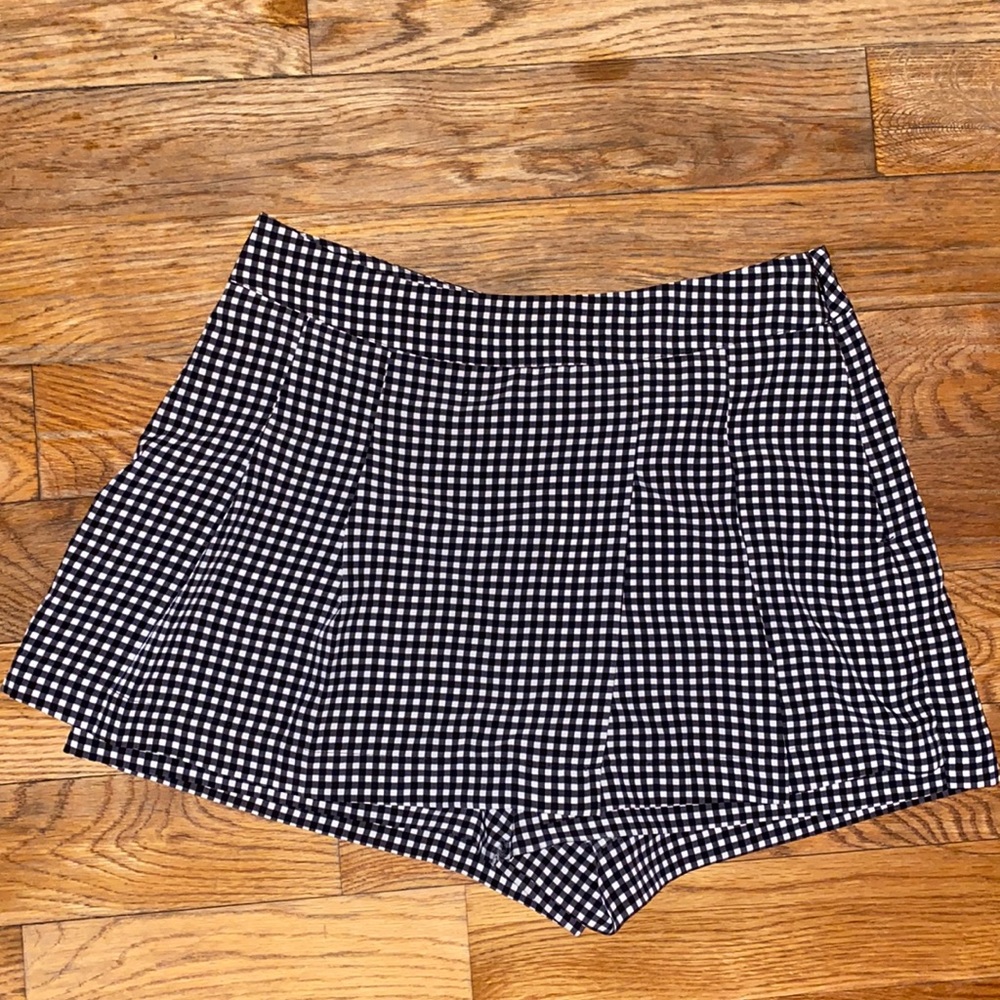 Gingham Topshop Skort